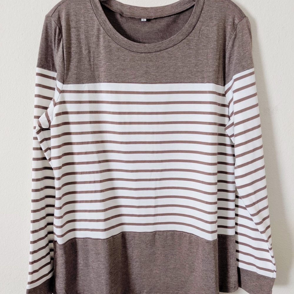 Sale! 3/$15 Nwt Long Sleeve Color Block Tee